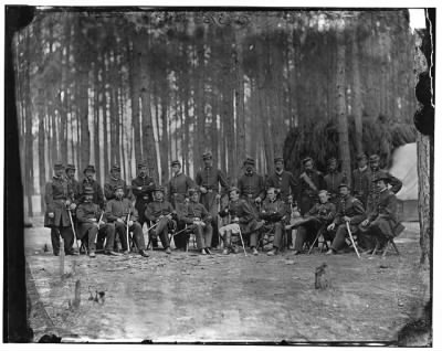 4403 - [Petersburg, Virginia]. Officers of 114th Pennsylvania Infantry