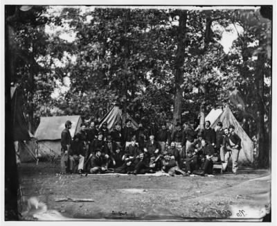 4709 - Culpeper, Virginia. Officers of the U.S. Horse Artillery Brigade commanded by Capt. James Robertson