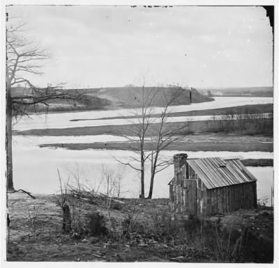 4733 - Petersburg, Virginia (vicinity). View of James River and canal