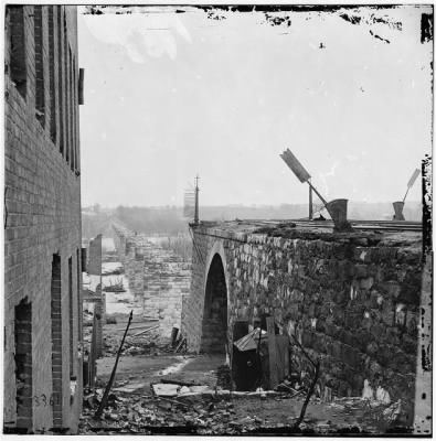 4734 - Richmond, Va. Ruins of Richmond & Petersburg Railroad bridge