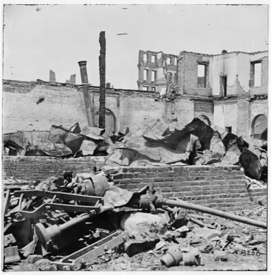 4752 - Richmond, Virginia. Ruins of Richmond & Petersburg Railroad depot