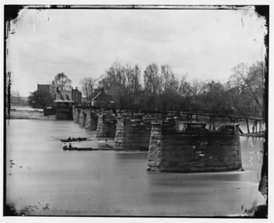 4773 - Richmond, Virginia. Ruins of Mayo's bridge