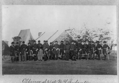 4776 - Officers of 61st New York Infantry, Falmouth, Va.