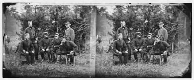 4832 - Yorktown, Va., vicinity. English officers, Camp Winfield Scott