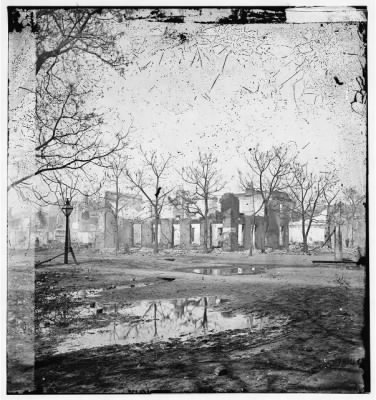 4899 - Savannah, Georgia. Ruins of houses