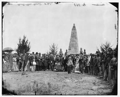 5084 - Bull Run, Virginia. Dedication of the battle monument