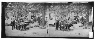 Thumbnail for 5091 - Bealton, Virginia. Army of the Potomac Officer's mess of Company D, 93d New York Infantry