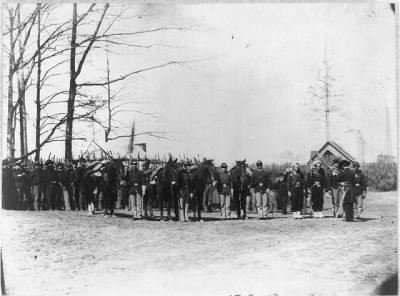 Thumbnail for 5101 - Group of provost guards at headquarters, Army of the Potomac