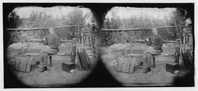 Thumbnail for 5172 - [Petersburg, Virginia]. Officer seated