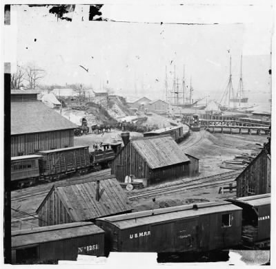 5223 - City Point, Virginia. Railroad yard and transports