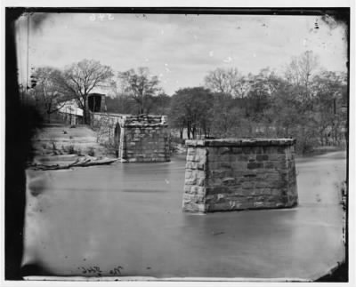 5250 - Richmond, Virginia. Ruins of Richmond and Danville Railroad Bridge