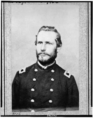 5353 - George R. Latham, Colonel, 5th W. Va. Cav., head-and-shoulders portrait, facing slightly left, in Union uniform