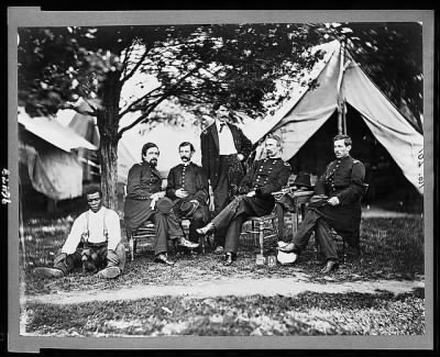 54 - General N.B. McLaughlin and staff near Washington, D.C.