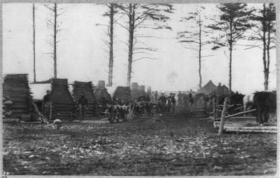 5401 - Camp of the 18th Pennsylvania Cavalry, February 1864