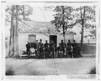 5422 - Petersburg, Virginia. Col. Charles H.T. Collis and Capt. Dallas, 114th Pennsylvania Infantry