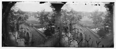 5468 - Antietam, Maryland. Burnside bridge. [Photographed from a tree?]