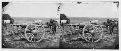 5561 - Richmond, Va., vicinity. 20-pdr guns of the 1st New York Battery, unlimbered