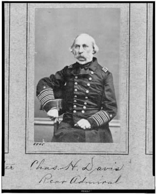 5593 - Chas. H. Davis, Rear Admiral, three-quarter length portrait, seated, facing slightly left
