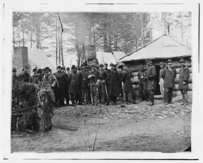 561 - Brandy Station, Virginia (vicinity). Gen. George G. Meade and staff