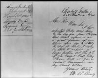 5676 - Letter from Mathew Brady to President Abraham Lincoln, asking Lincoln to sit for a photograph - Page 1