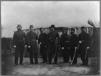 Thumbnail for 6062 - Gen. Henry S. Gansevoort and staff, Prospect Hill, Va. (near Wash., D.C.)