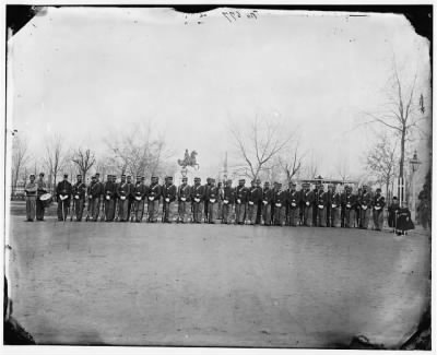 6066 - Washington, D.C. Company B, 10th Veteran Reserve Corps, at Washington Circle