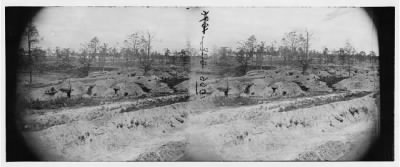 6070 - Petersburg, Virginia. Earthworks in front of Petersburg