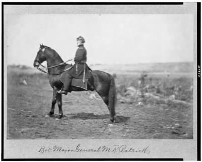 Thumbnail for 629 - Bv't Major General M.R. Patrick, full-length portrait, on horseback, facing left