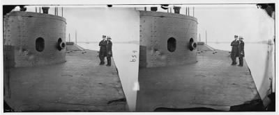 6423 - James River, Va. Deck and turret of U.S.S. Monitor