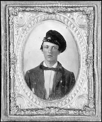 6454 - Portrait of Pvt. George Henry, Virginia Regiment, killed at Brandy Station, Va.