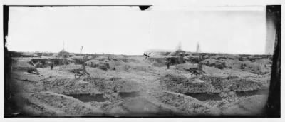 658 - Petersburg, Virginia. Earthworks in front of Petersburg