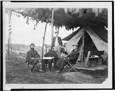 6618 - Officers of 5th U.S. Cavalry near Washington, D.C., June, 1865