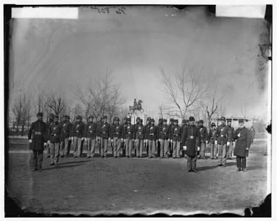 6657 - Washington, District of Columbia. Company K, 9th U.S. Veteran Reserve Corps, at Washington Circle