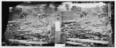 Thumbnail for 6724 - Antietam, Md. Confederate dead in a ditch on the right wing used as a rifle pit