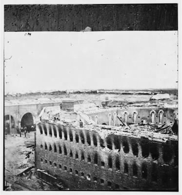 6761 - Fort Morgan, Alabama. Ruins of fort.