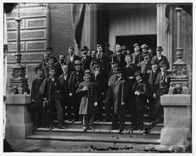 681 - Group at Quartermaster General's office, Washington, D.C.