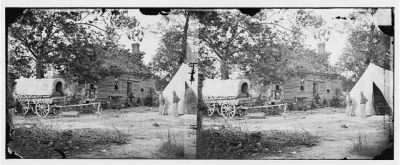 703 - Fair Oaks, Virginia. House on Fair Oaks battlefield used as a hospital by Hooker's Division