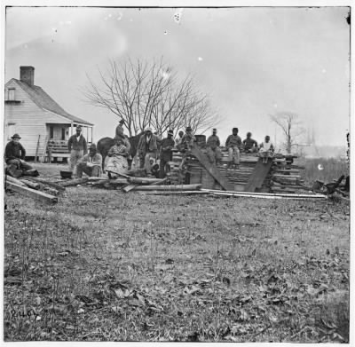 Thumbnail for 743 - Aiken's Landing, Virginia (vicinity). Negro group at Aiken's farm