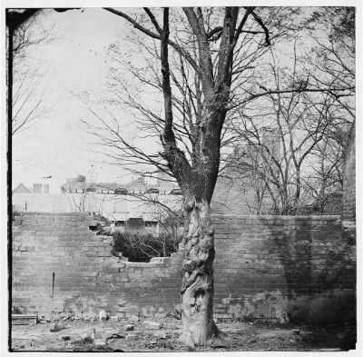 754 - Petersburg, Virginia. Damage to garden wall