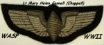 Lt Mary Helen (Gosnell) Chappell was a WASP during WWII