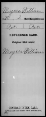 William > Myers, William (Pvt)