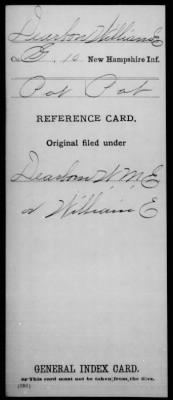William E > Dearbon, William E (Pvt)