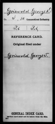 George D > Griswold, George D (Pvt)