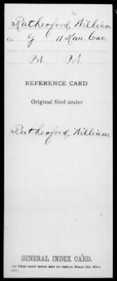 Thumbnail for William > Ratherford, William (Pvt)