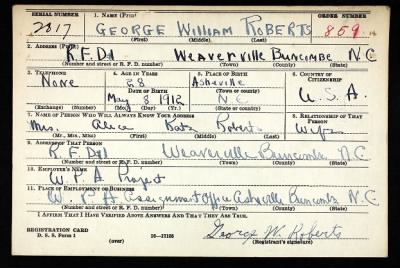 George William > Roberts, George William