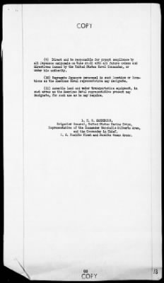 CINPAC > Narrative of the surrender of Wake Atoll to US Forces on 9/4/45