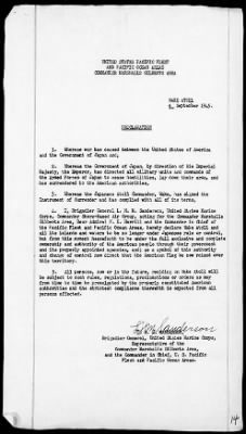 CINPAC > Narrative of the surrender of Wake Atoll to US Forces on 9/4/45