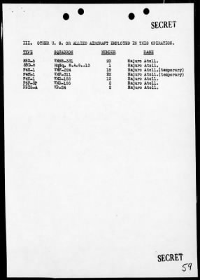 Thumbnail for VMSB-231 > ACA Reps Nos 125-132-Air opers against the Marshall Islands, 8/7-15/44