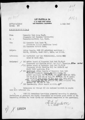 COMTASK-GROUP 76.20 > Rep of opers in the assault landings in the Brunei Bay Area, Borneo, 6/17-29/45