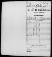 Civil War Service Record Pg.1